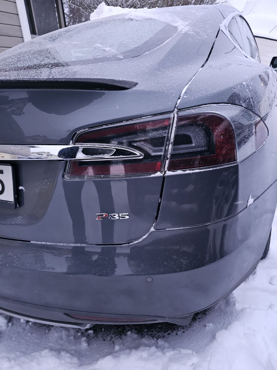 
								Model S P85 new battery full									